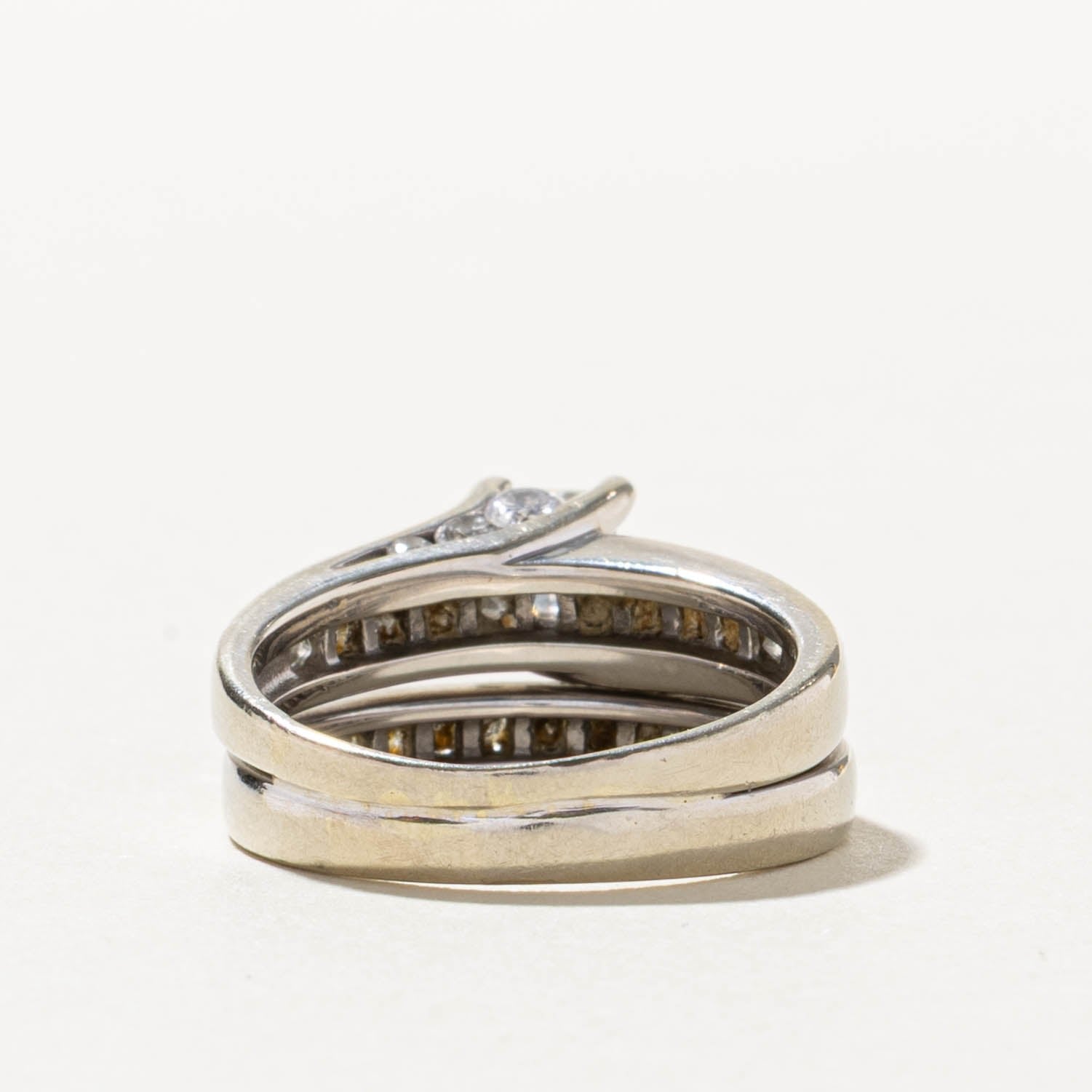 14k Channel Set Princess Cut Diamond Soldered Ring | 2.07ctw | 4.70mm | SZ 7