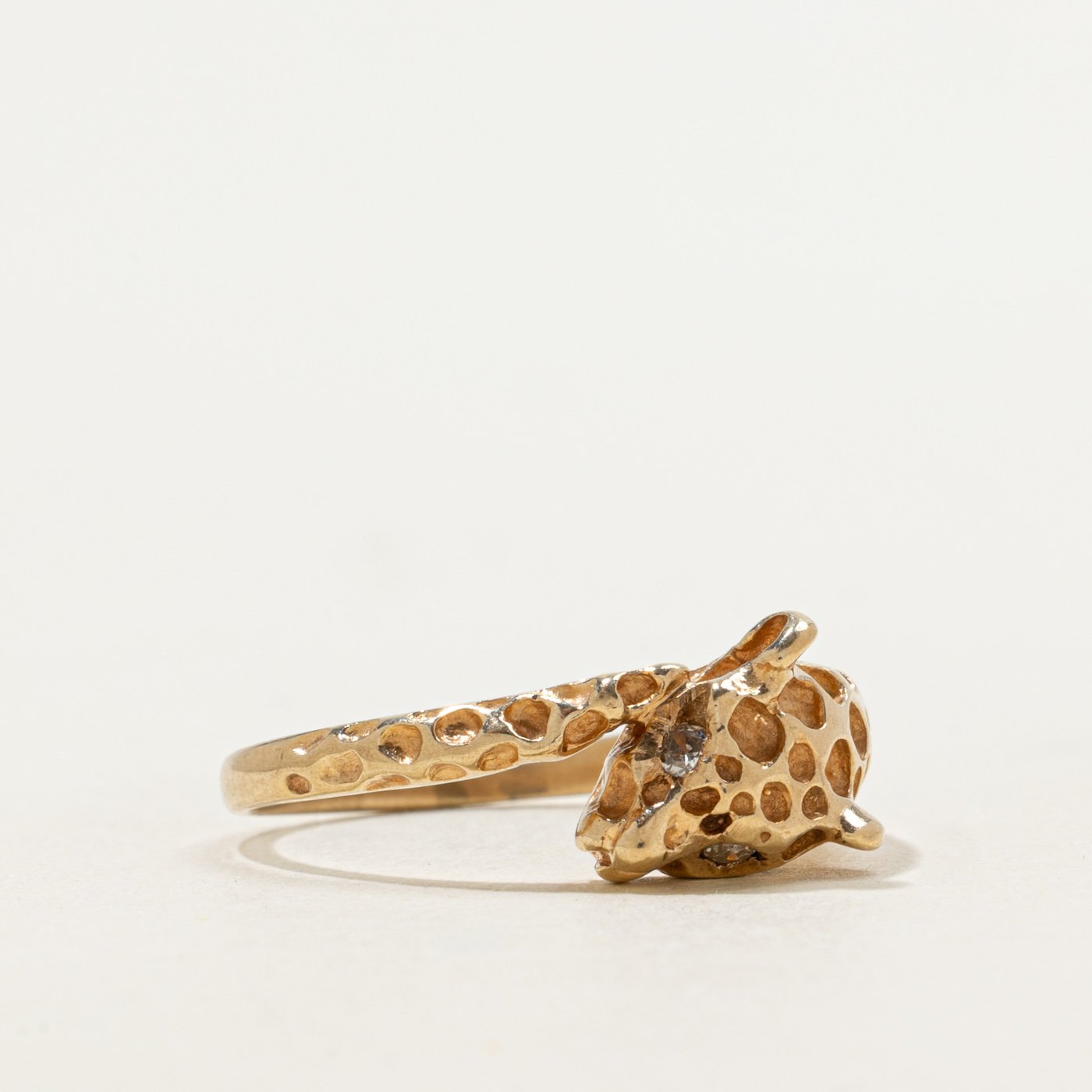 10K Ring with Diamond Accents