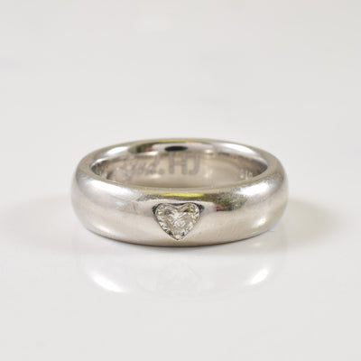 Heart Cut Diamond Band | 0.16ct | SZ 4.75 |