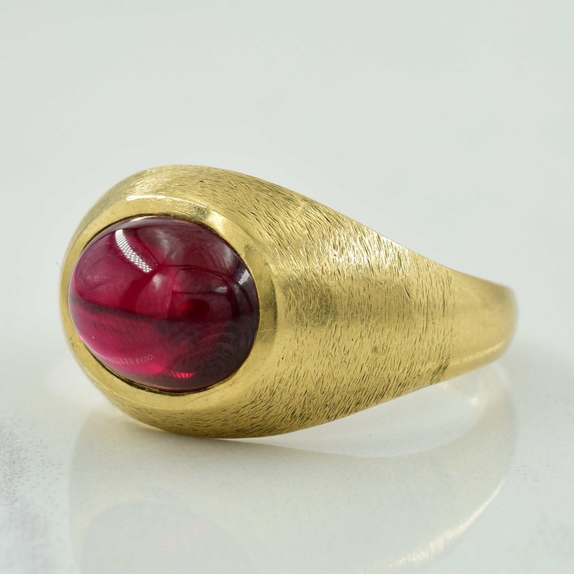 Synthetic Ruby Ring | 4.00ct | SZ 8.75 |