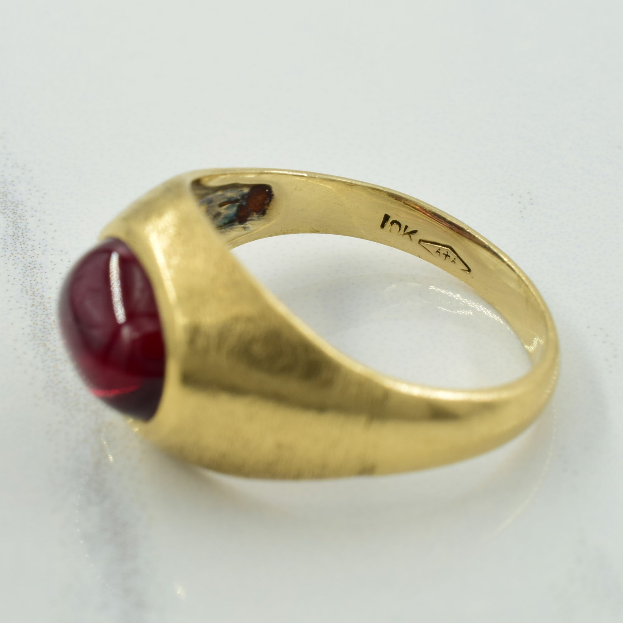 Synthetic Ruby Ring | 4.00ct | SZ 8.75 |