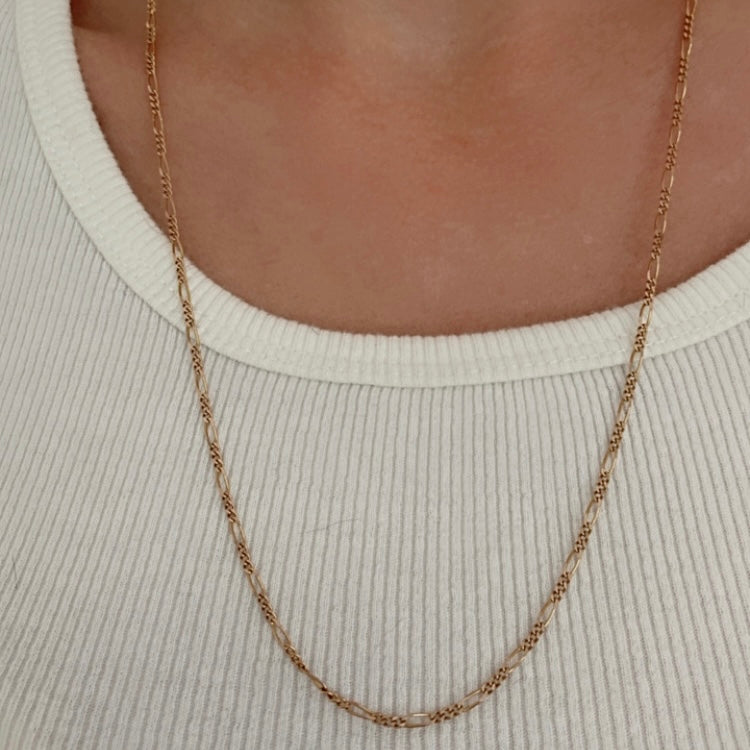 10k Yellow Gold Figaro Chain | 22" |