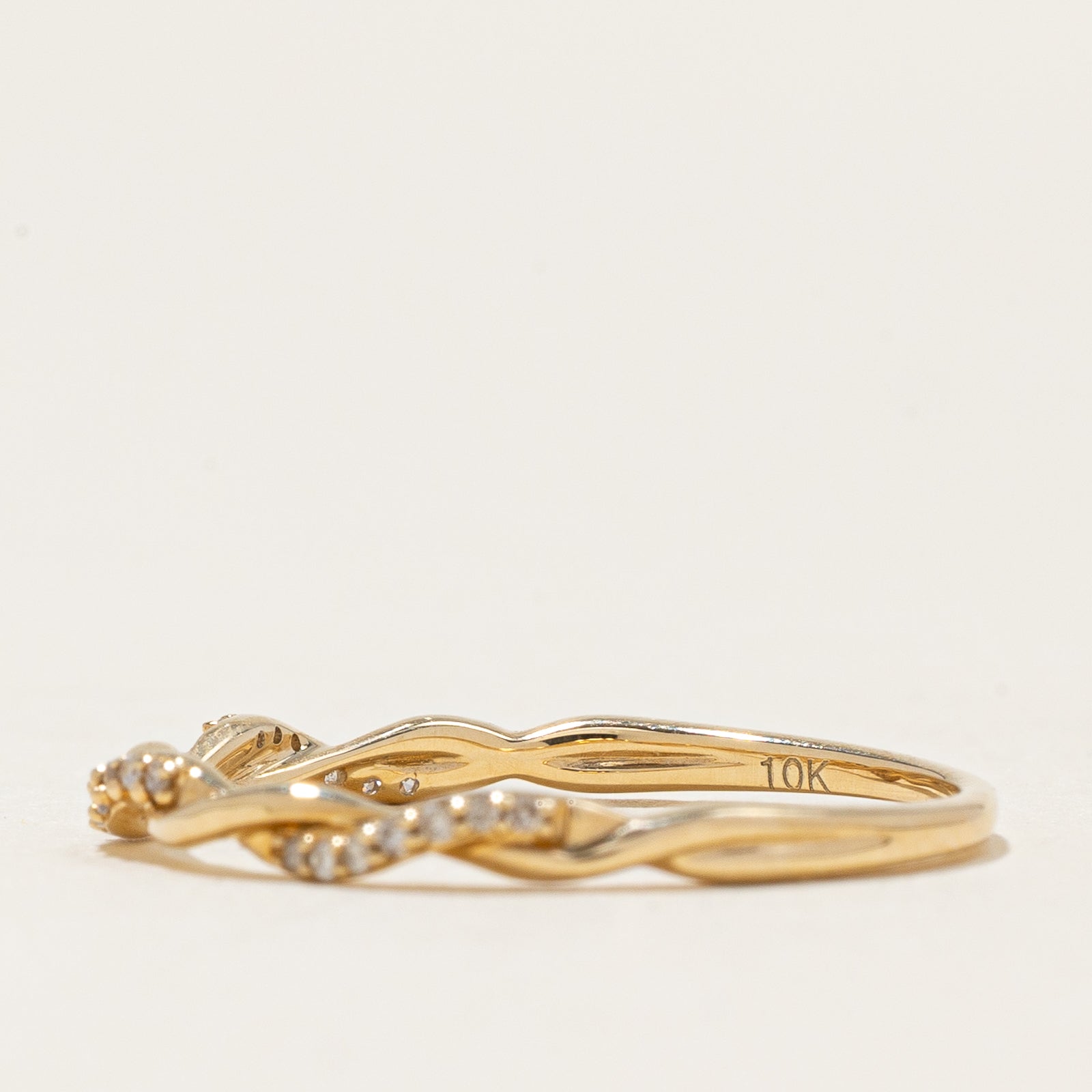 100 Ways' Diamond Twist Bands | Options Available | SZ 7 |