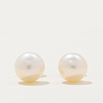 '100 Ways' Classic Pearl Stud Earrings |
