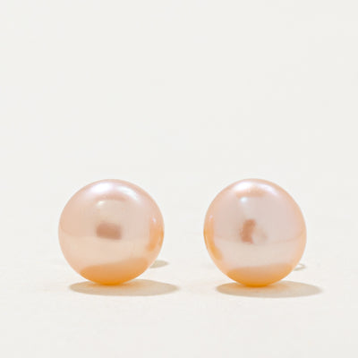 '100 Ways' Pink Pearl Studs |