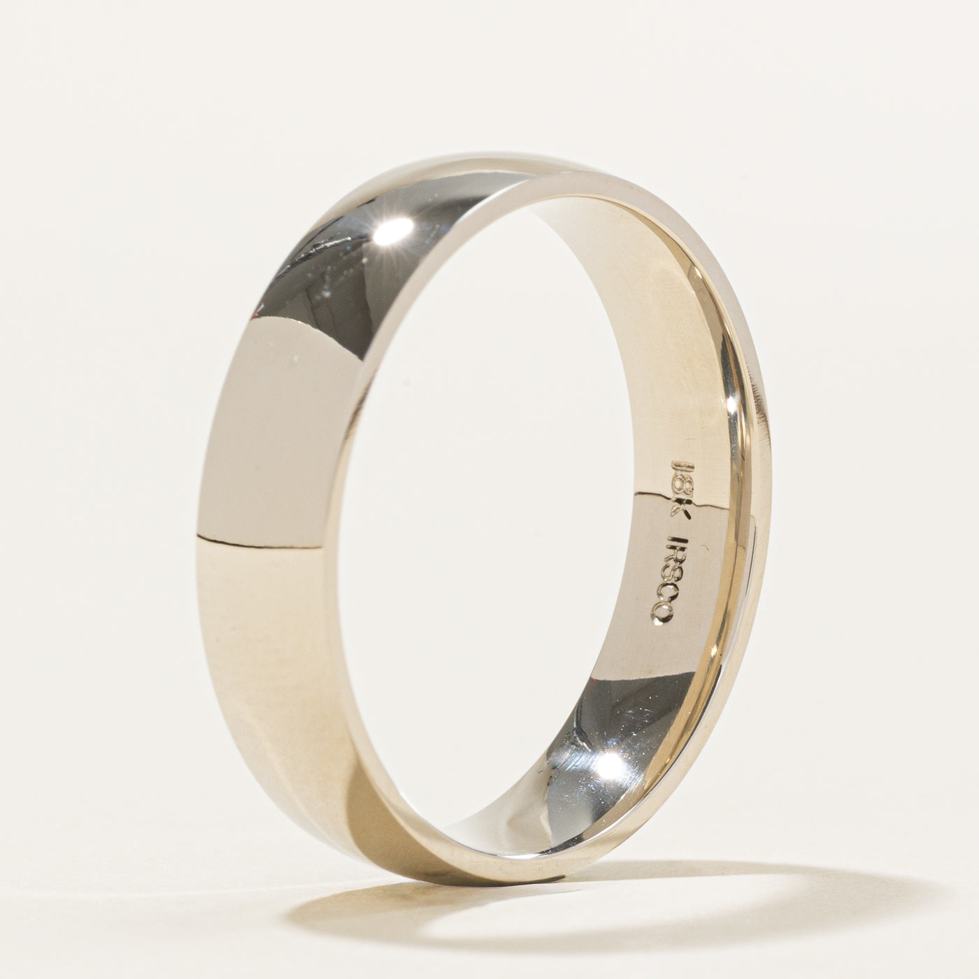 '100 Ways' 18k White Gold Band | SZ 10