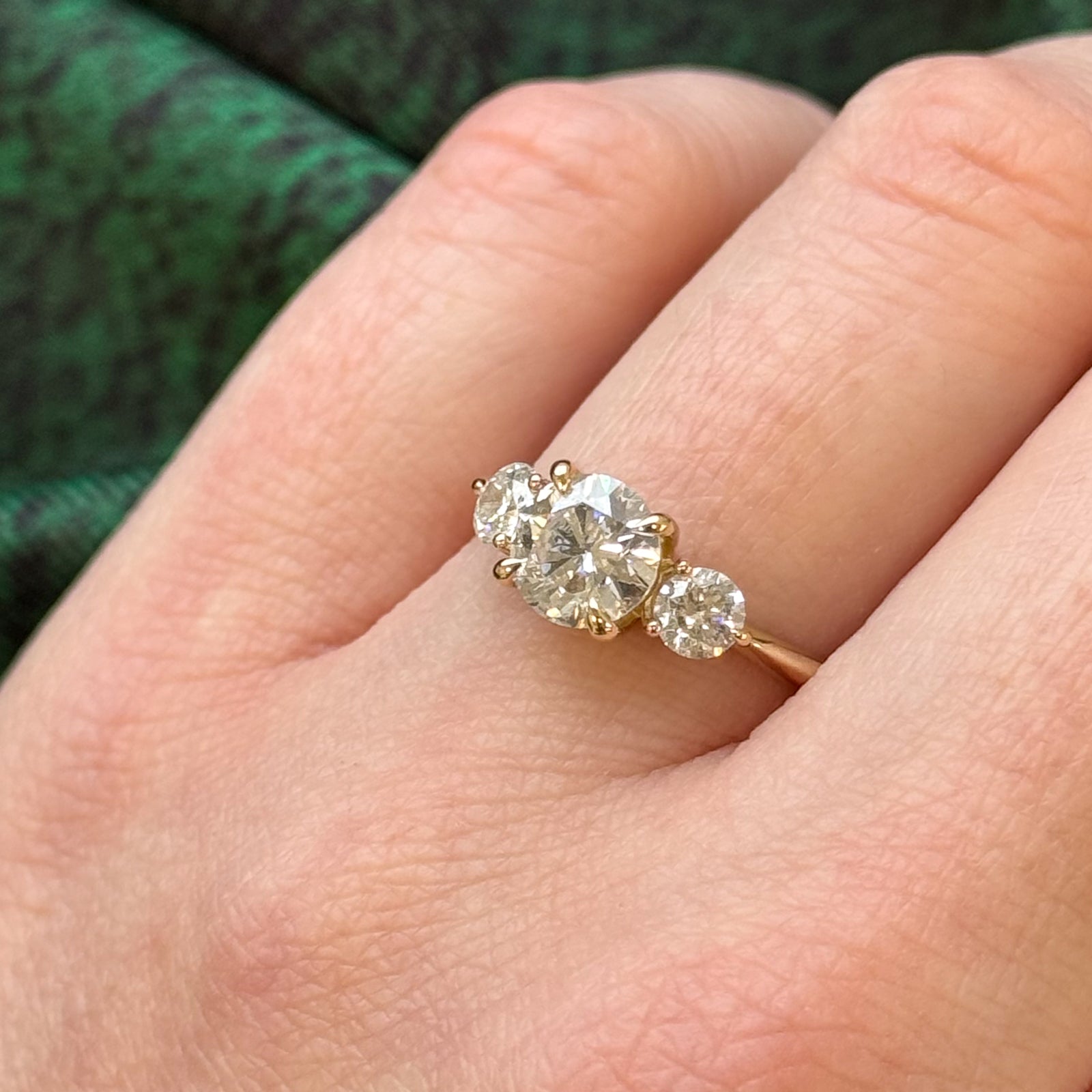 '100 Ways' Three Stone Diamond Engagement Ring | 1.16ctw | SZ 6.75 |