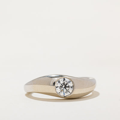'100 Ways' GIA Certified Bezel Set Diamond Engagement Ring | SZ 6.5 |