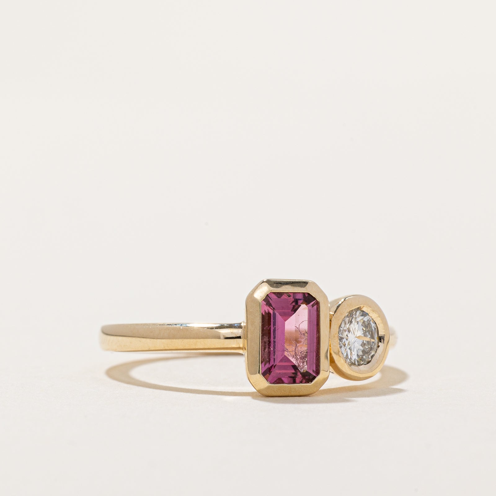 '100 Ways' Tourmaline & Diamond Ring | 0.56ct, 0.19ct | SZ 7 |