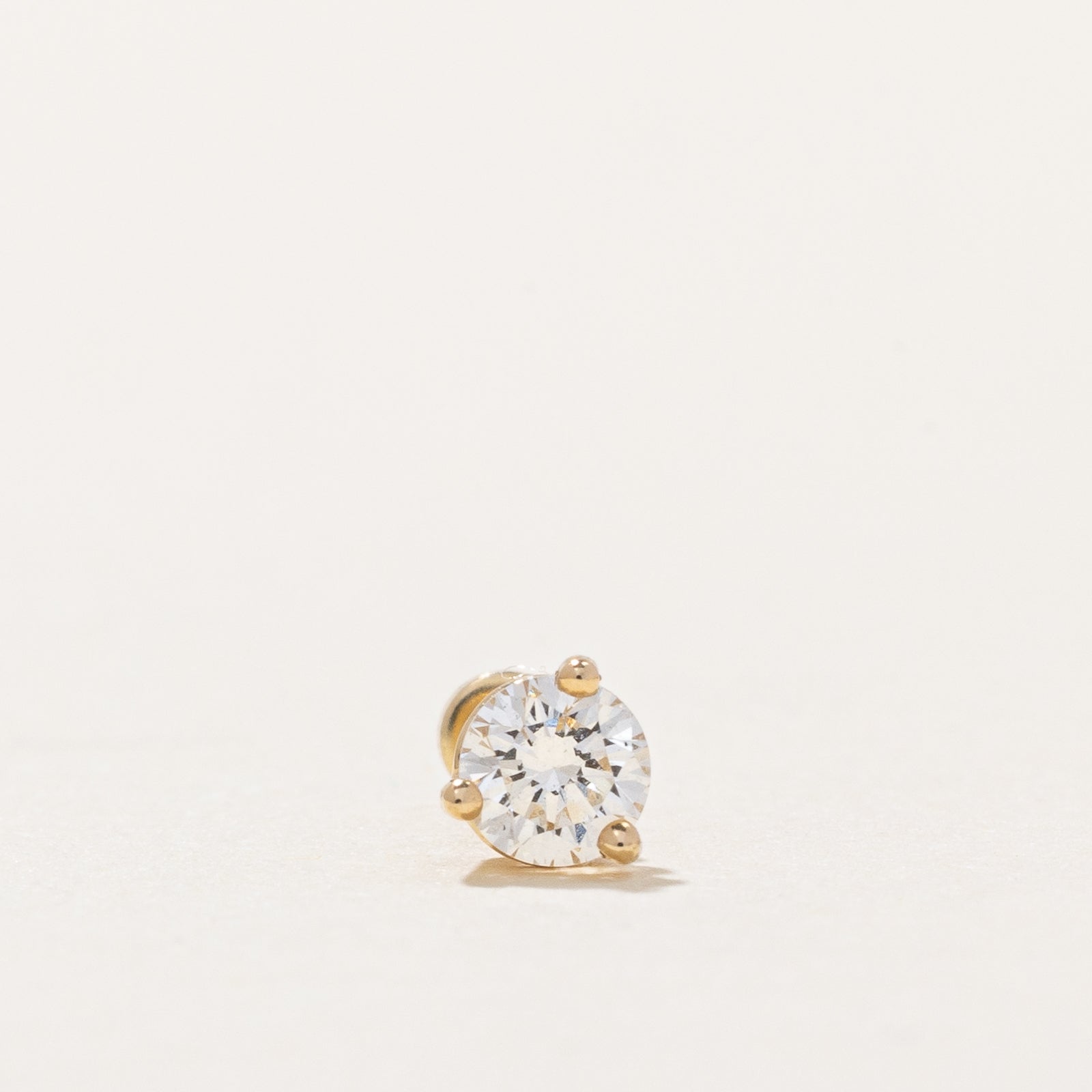 '100 Ways' Diamond Stud Press Fit Earring | 0.16ct |