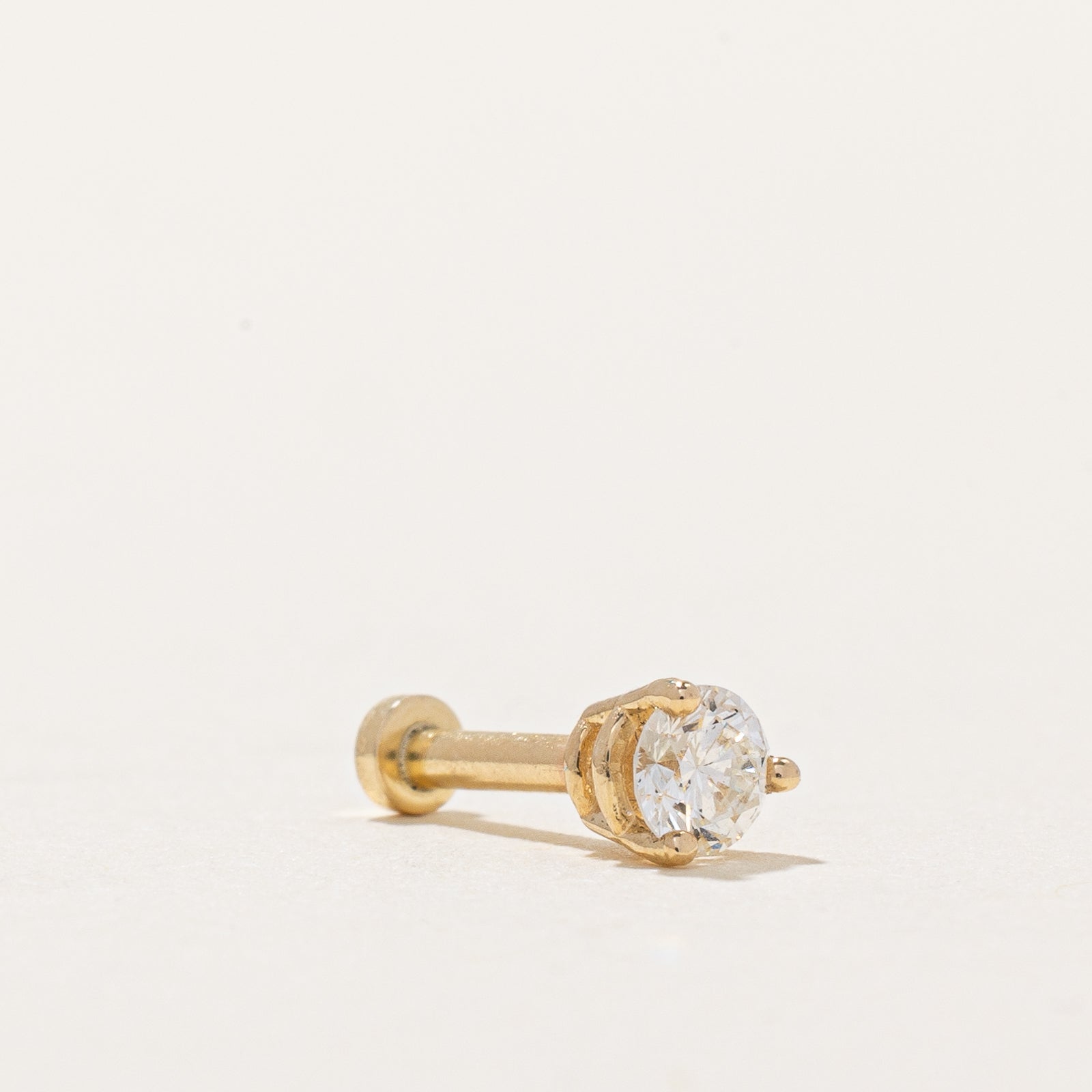 '100 Ways' Diamond Stud Press Fit Earring | 0.16ct |