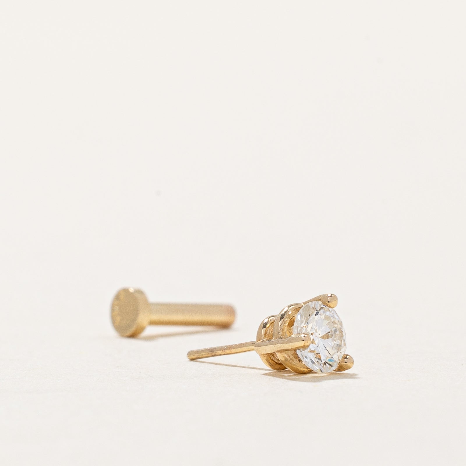 '100 Ways' Diamond Stud Press Fit Earring | 0.16ct |