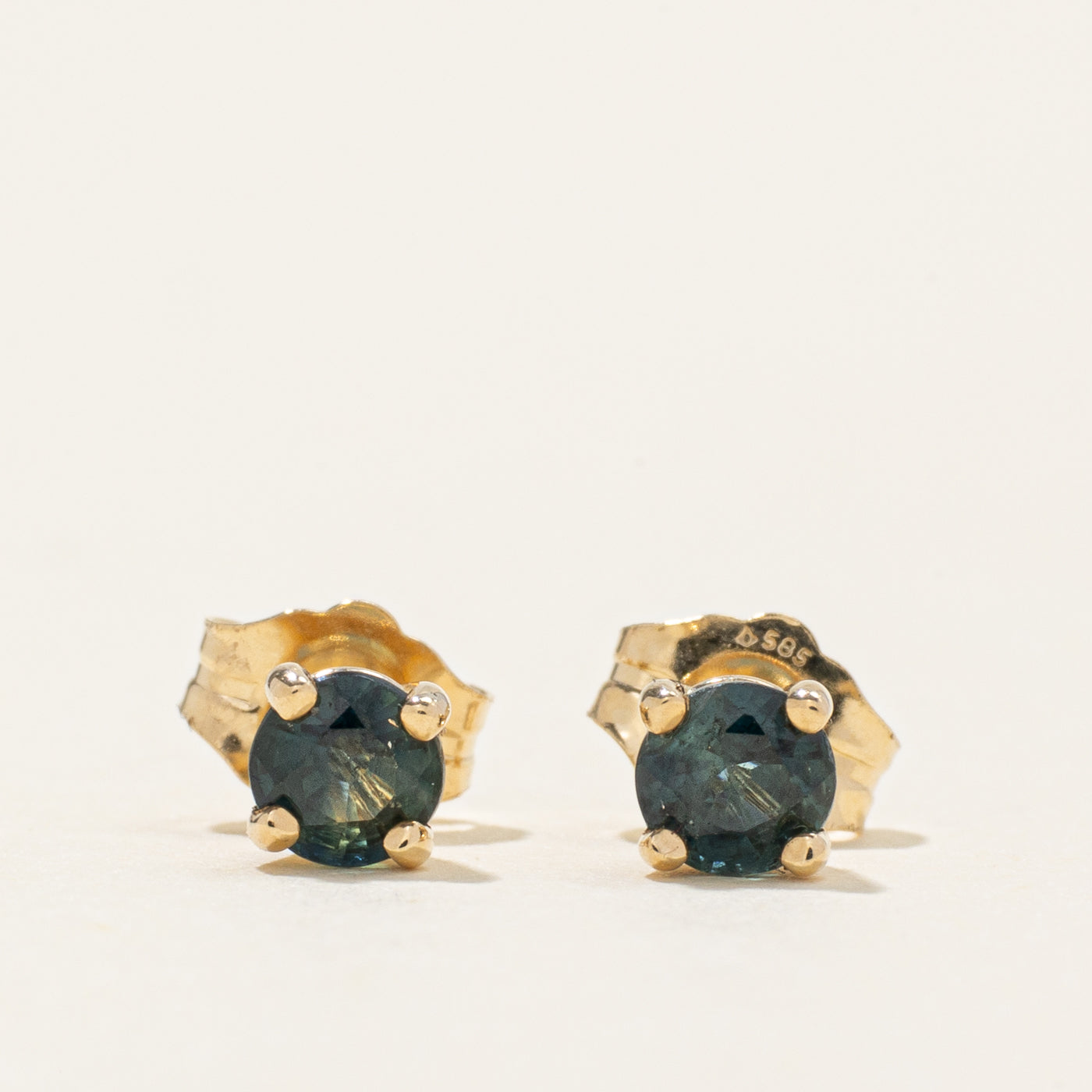 '100 Ways' Solitaire Sapphire Studs | 0.60ctw