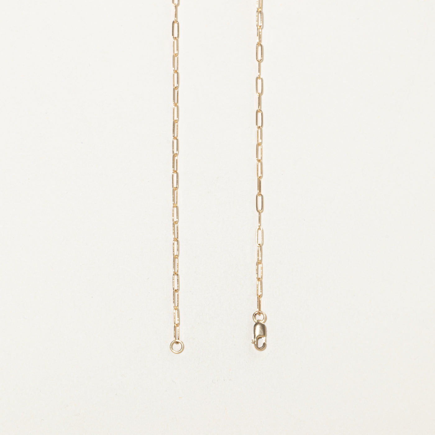 Chaîne trombone « 100 façons » en or jaune 14 carats | 45,7 cm