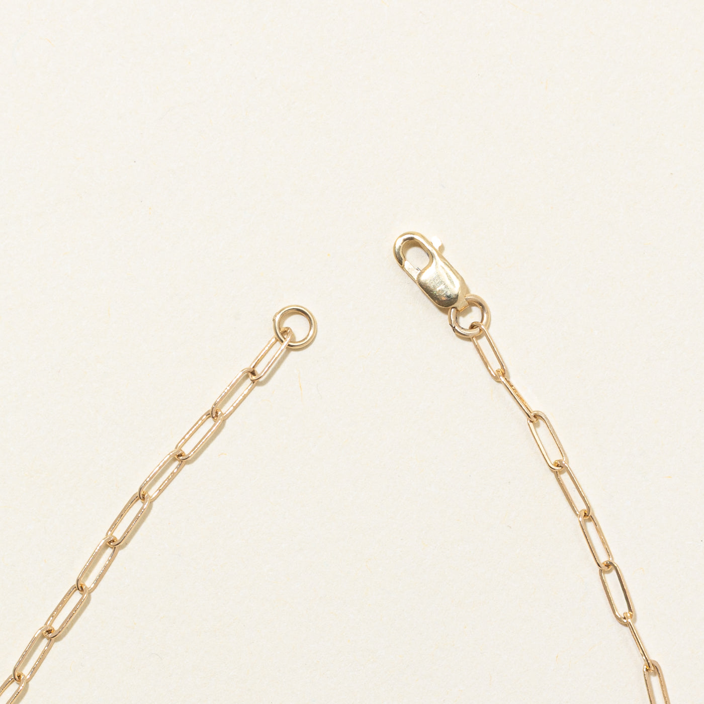 '100 Ways' 14k Yellow Gold Paperclip Chain Bracelet | 7"