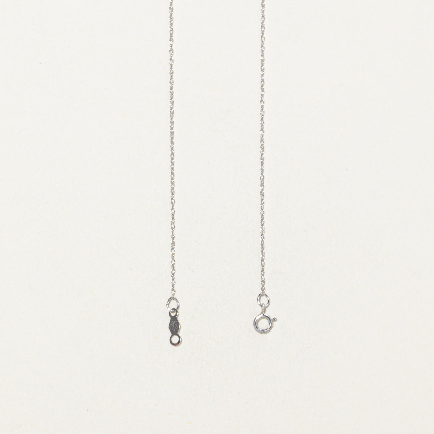 '100 Ways' 10k White Gold Rope Chain | 18"