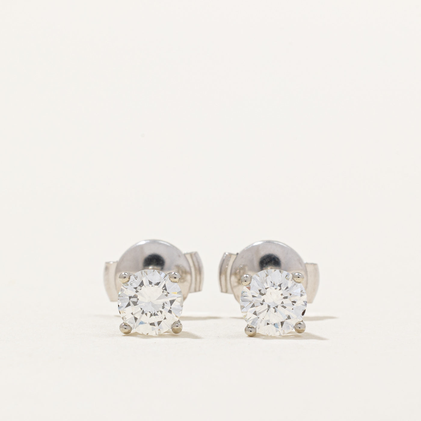 100 Ways' GIA Certified Diamond Stud Earrings | 0.71ctw I1 H/I |