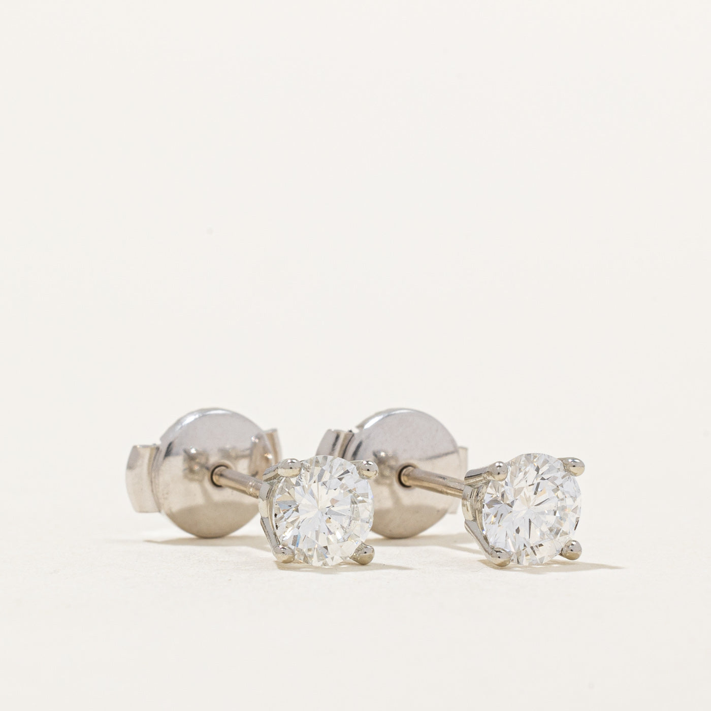 100 Ways' GIA Certified Diamond Stud Earrings | 0.71ctw I1 H/I |