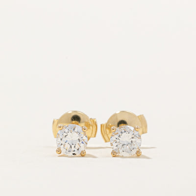100 Ways' GIA Certified Diamond Stud Earrings | 0.81ctw SI2 H/I |