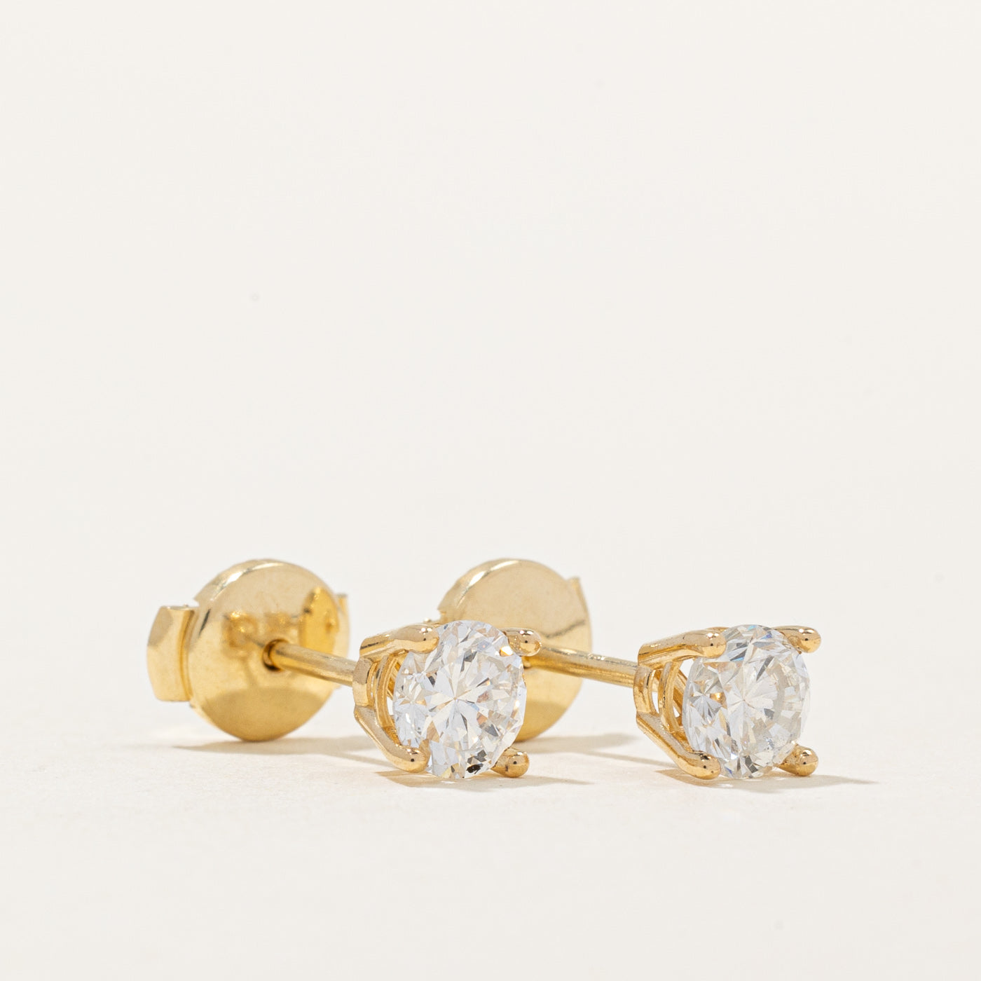 100 Ways' GIA Certified Diamond Stud Earrings | 0.81ctw SI2 H/I |