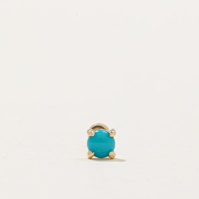 100 Ways' Press-Fit Turquoise Earring | 0.10ct |