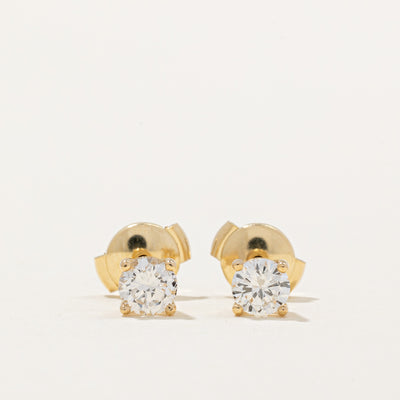100 Ways' GIA Certified Diamond Stud Earrings | 0.70ctw VS2 H |
