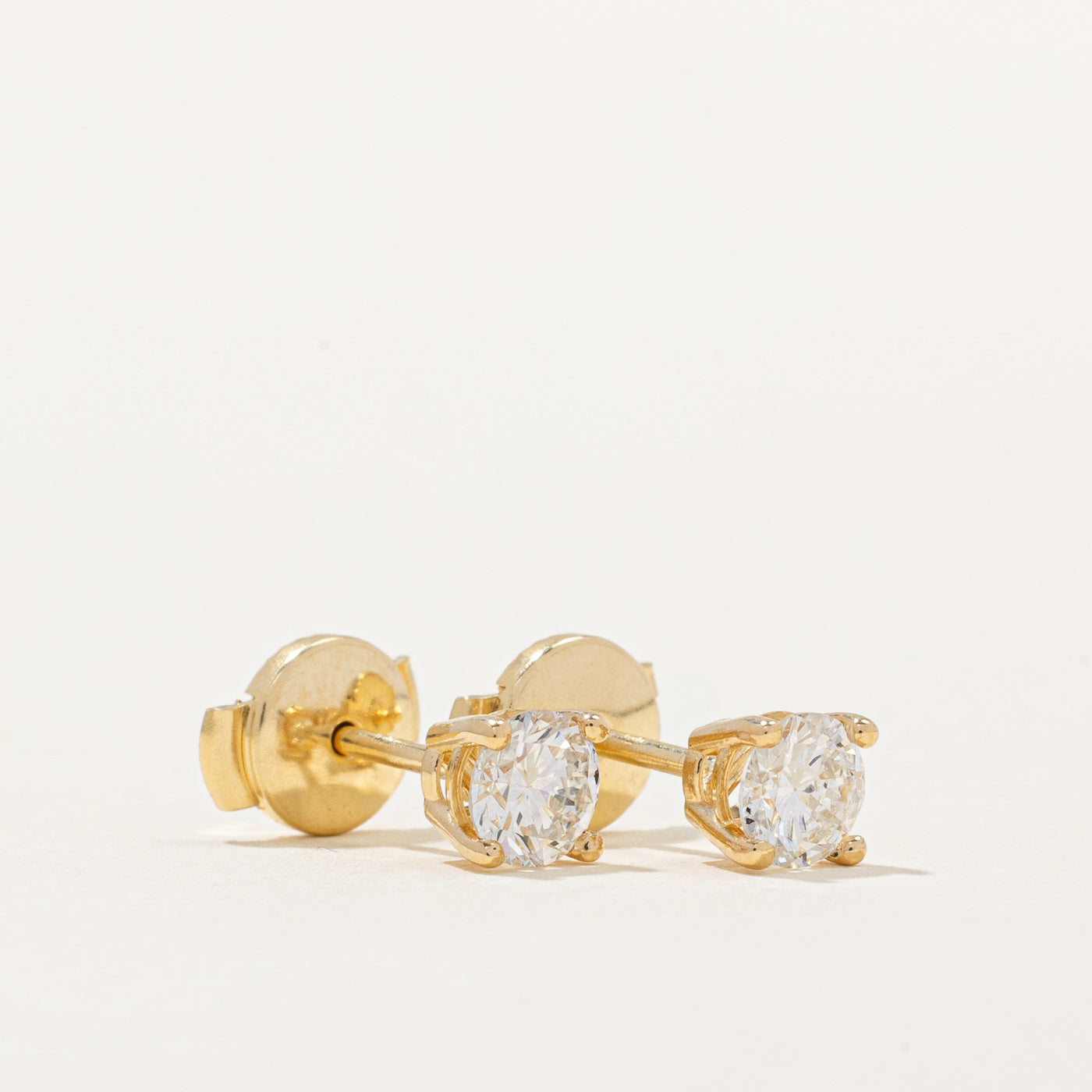 100 Ways' GIA Certified Diamond Stud Earrings | 0.70ctw VS2 H |