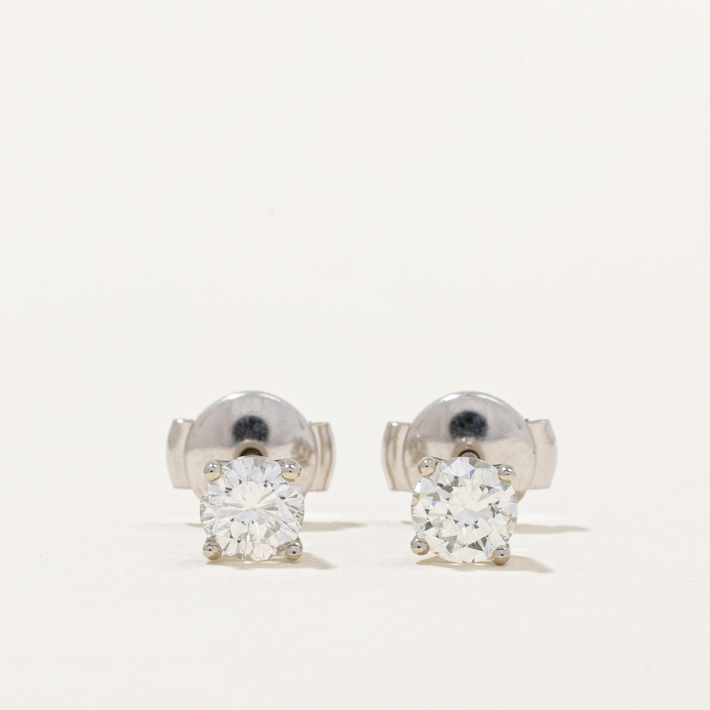 100 Ways' GIA Certified Diamond Stud Earrings | 0.74ctw SI1/SI2 F |