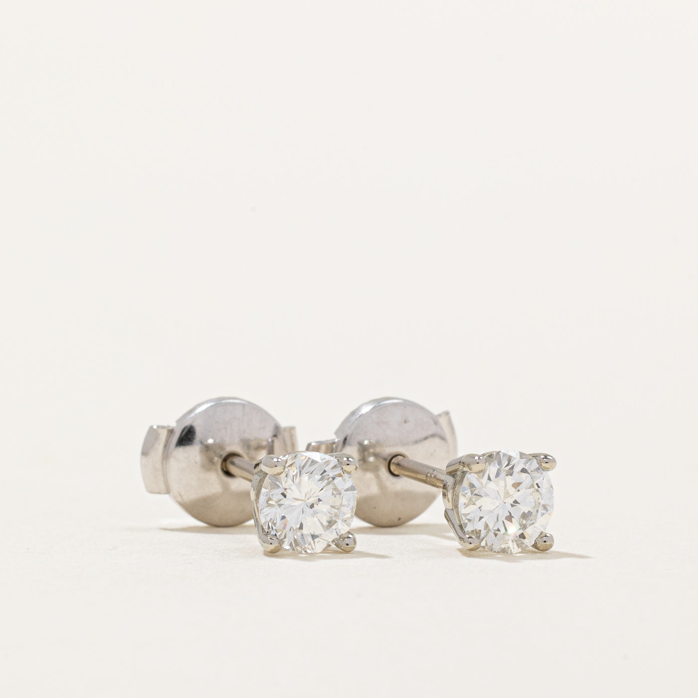 100 Ways' GIA Certified Diamond Stud Earrings | 0.74ctw SI1/SI2 F |