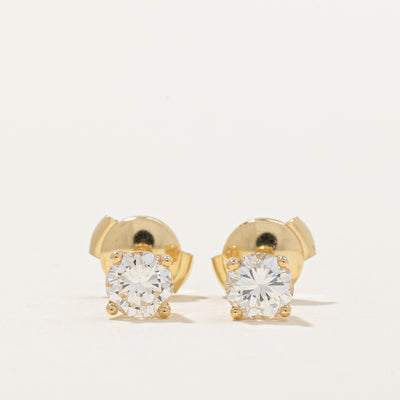 100 Ways' GIA Certified Diamond Stud Earrings | 0.86ctw SI2/I1 I |