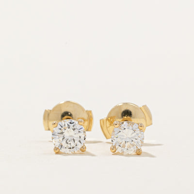 100 Ways' GIA Certified Diamond Stud Earrings | 0.83ctw SI1 G/H |