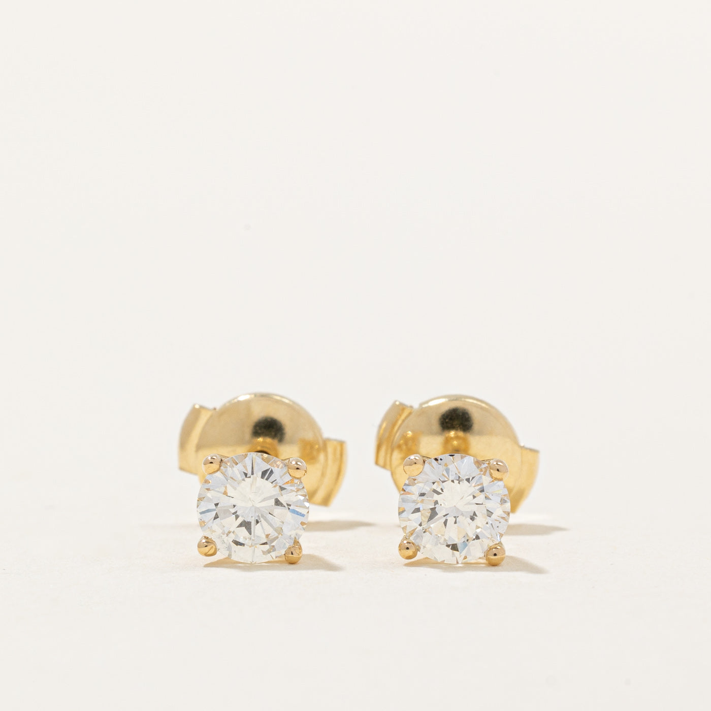 100 Ways' GIA Certified Diamond Stud Earrings  | 0.86ctw SI1/SI2 I |