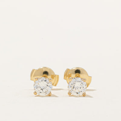 100 Ways' GIA Certified Diamond Stud Earrings  | 0.86ctw SI1/SI2 I |