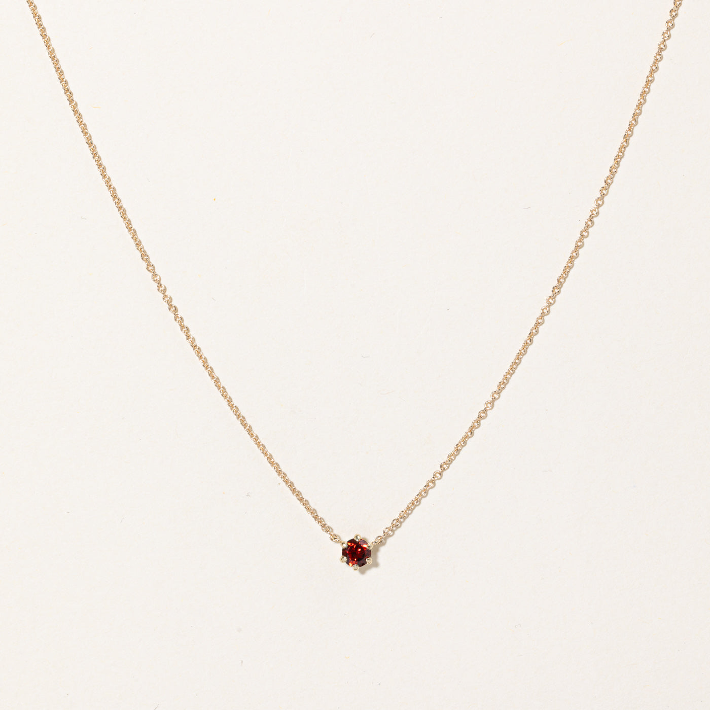 100 Ways' Mozambique Garnet Pendant Necklace | 0.33ct | 18" |