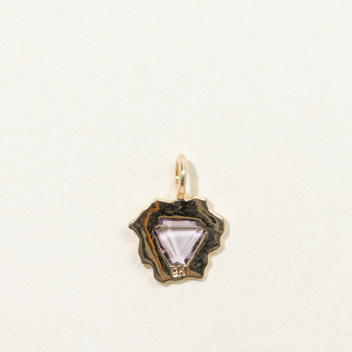 '100 Ways' 9k Yellow Gold Portrait Cut Spinel Organic Pendant | 0.80ct