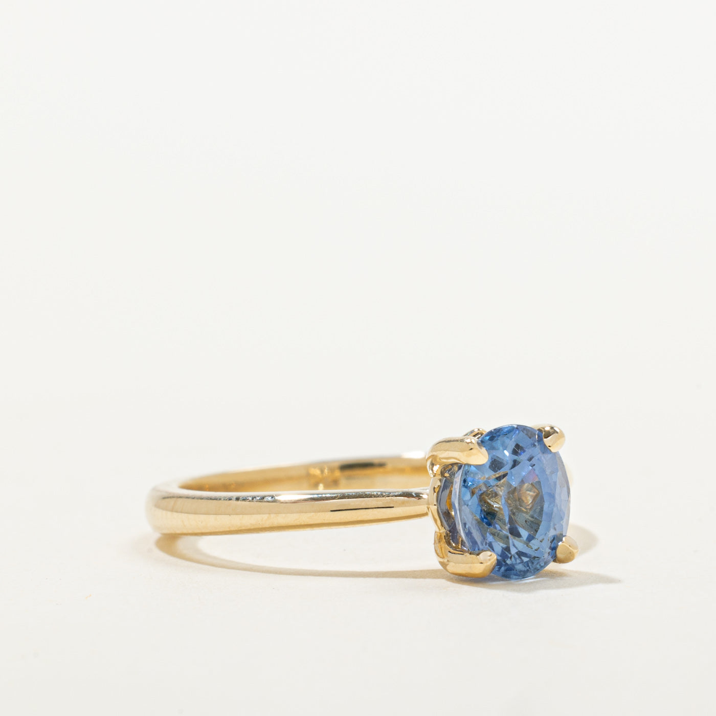 '100 Ways' 14k Yellow Gold Solitaire Sapphire Ring | 1.96ct | SZ 7