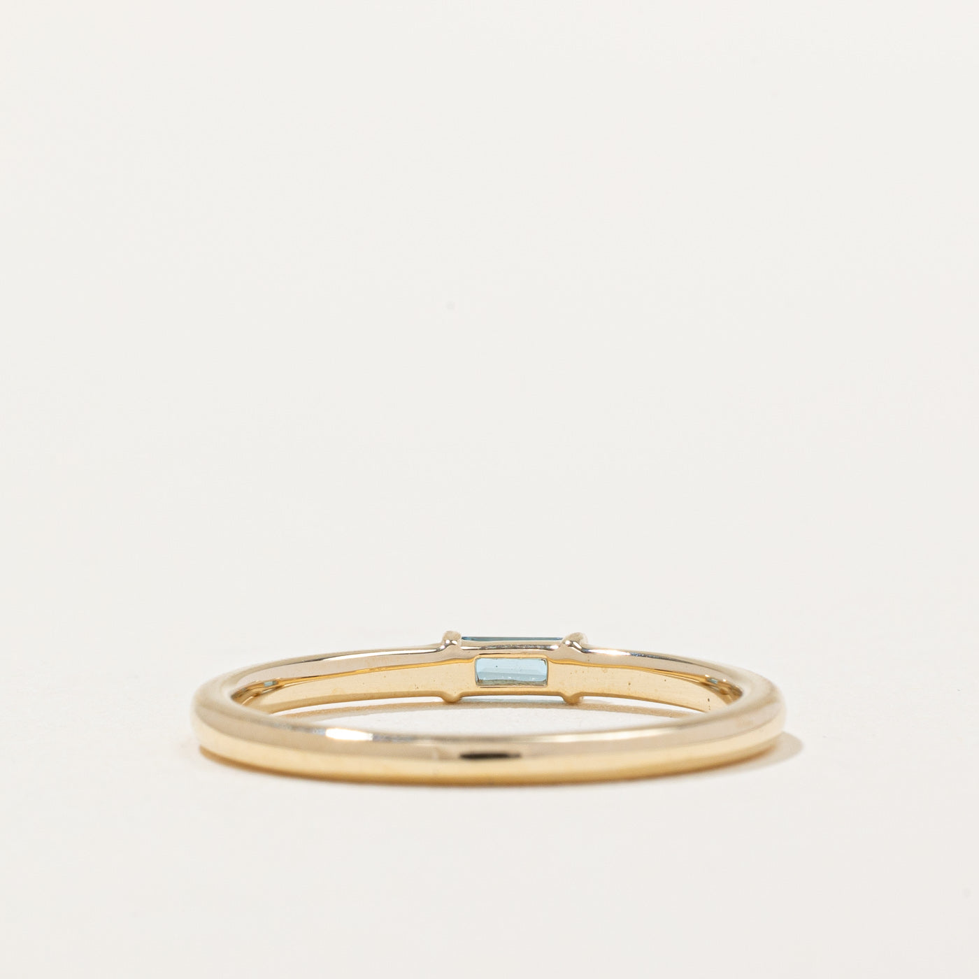 100 Ways' Swiss Blue Topaz Ring | 0.12ct | SZ 6.75 |