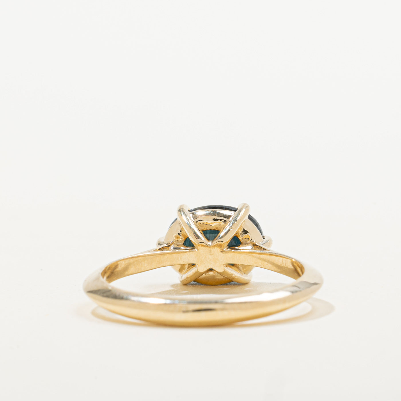 '100 Ways' 10k Yellow Gold East West Claw Prong Sapphire Ring | 2.15ct | SZ 7