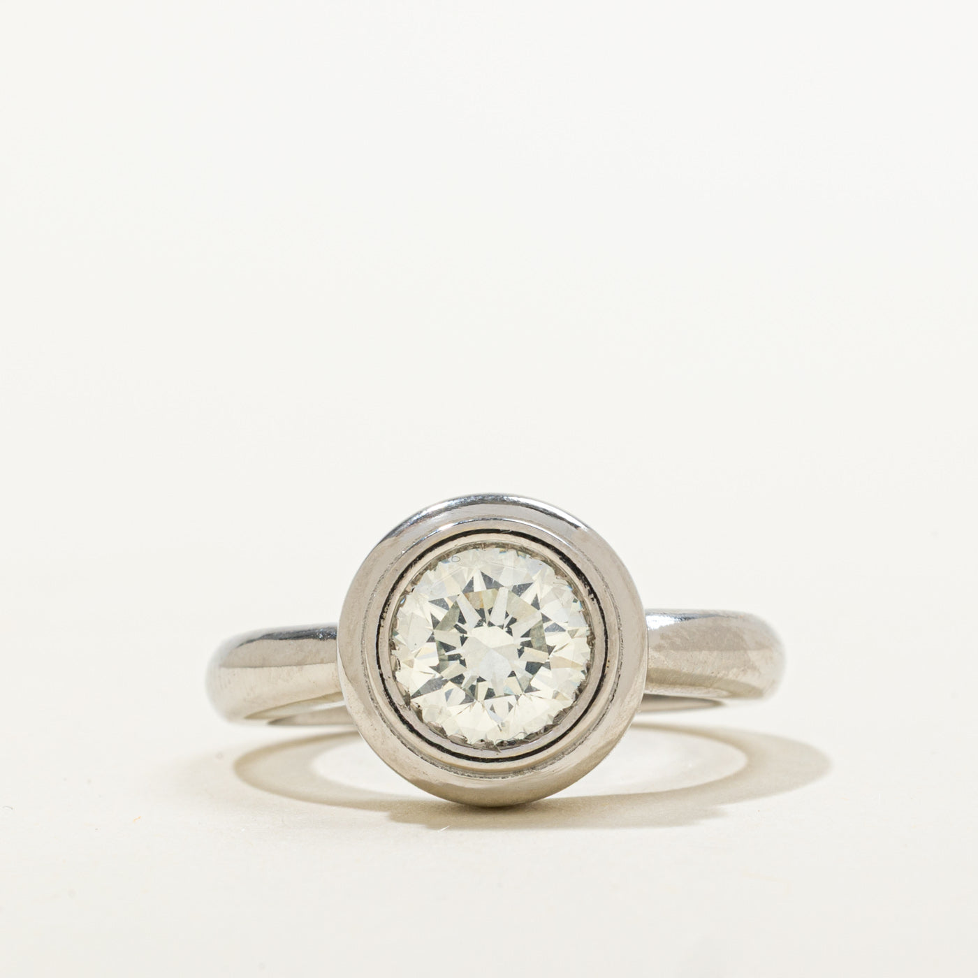 '100 Ways' Platinum Bezel Set Solitaire Diamond Ring | 1.31ct VVS1 I Ex | SZ 5.75