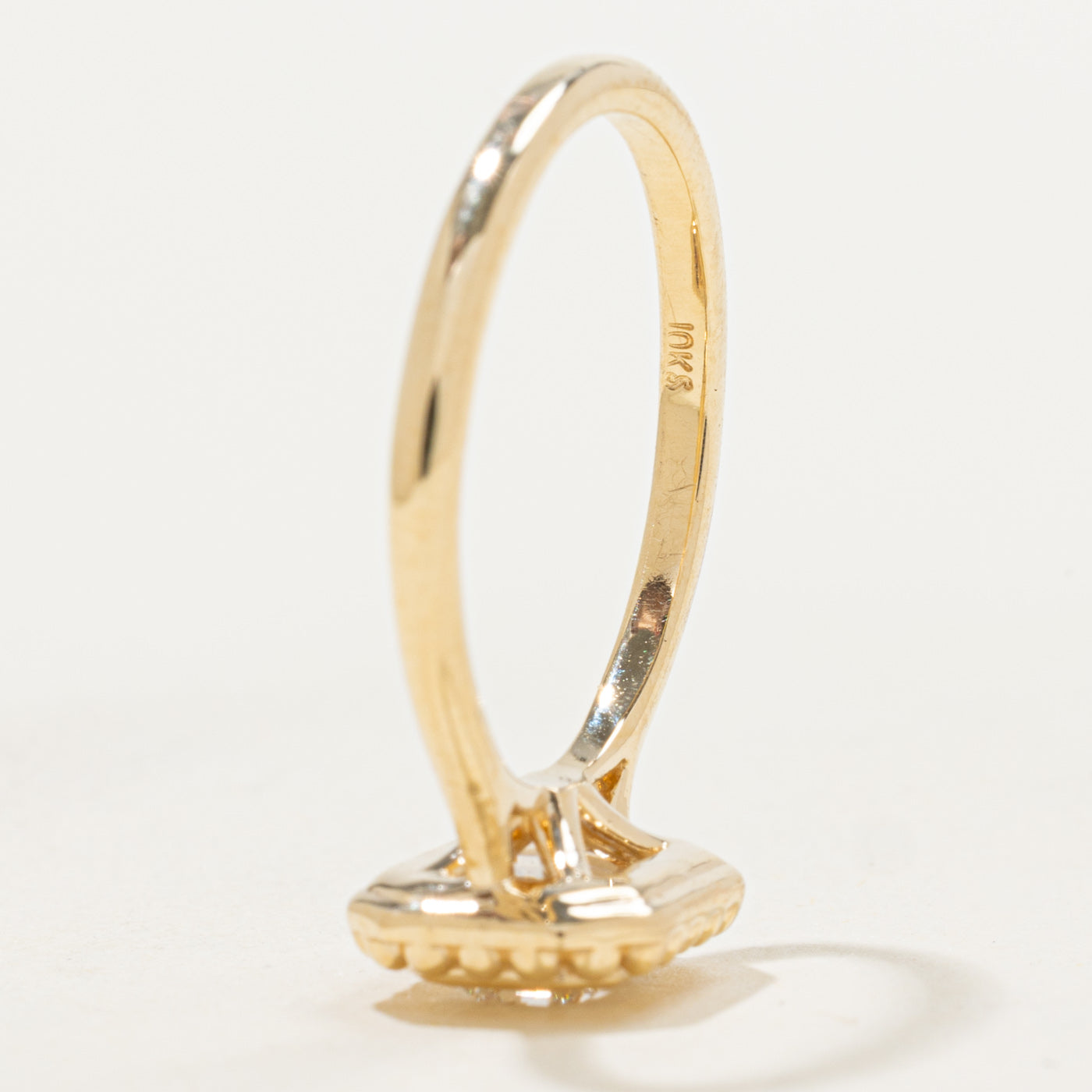 '100 Ways' 10k Yellow Gold Emerald Cut GIA Diamond Ring | GIA 1.26ct SI1 G | SZ 6.75