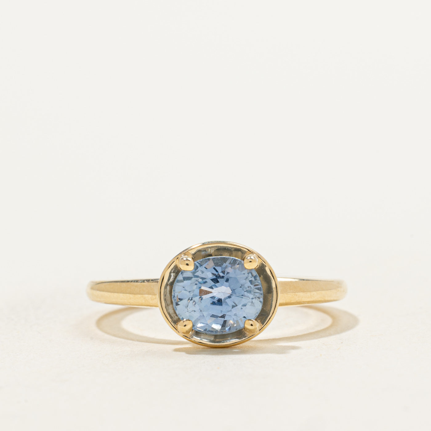 '100 Ways' 10k Yellow Gold East West Sapphire Ring | 1.71ct | SZ 7