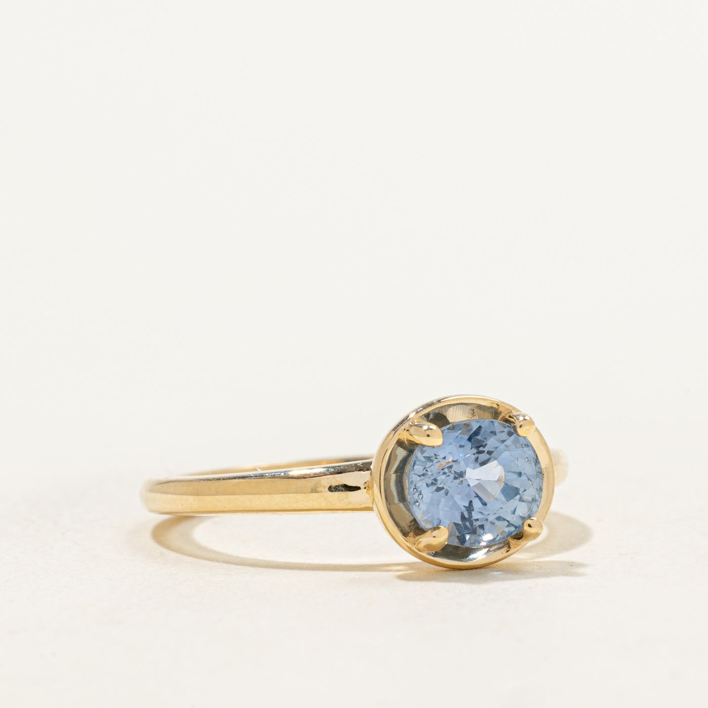 '100 Ways' 10k Yellow Gold East West Sapphire Ring | 1.71ct | SZ 7