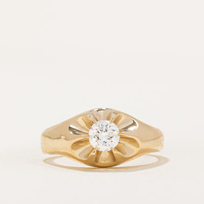 '100 Ways' GIA Certified Diamond Belcher Set Ring | 0.57ct | SZ 9.5 |