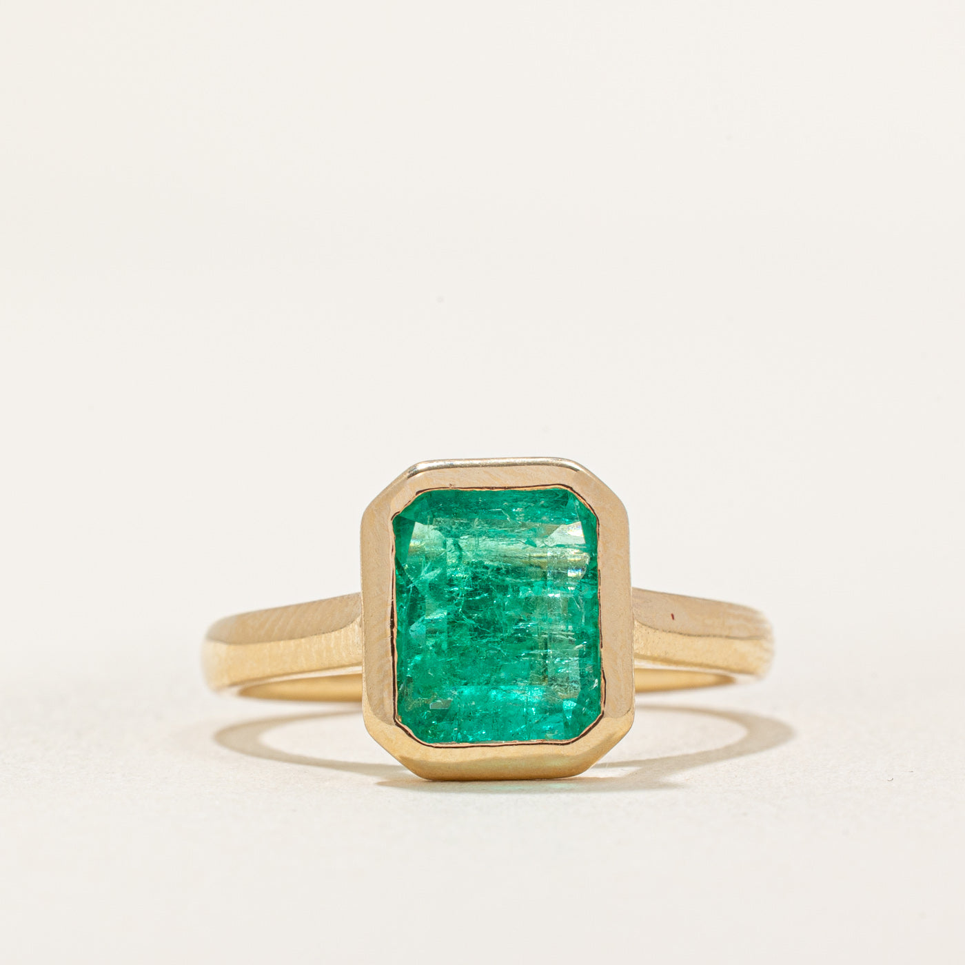 '100 Ways' Emerald Bezel Set Ring | 1.54ct | SZ 7.25 |