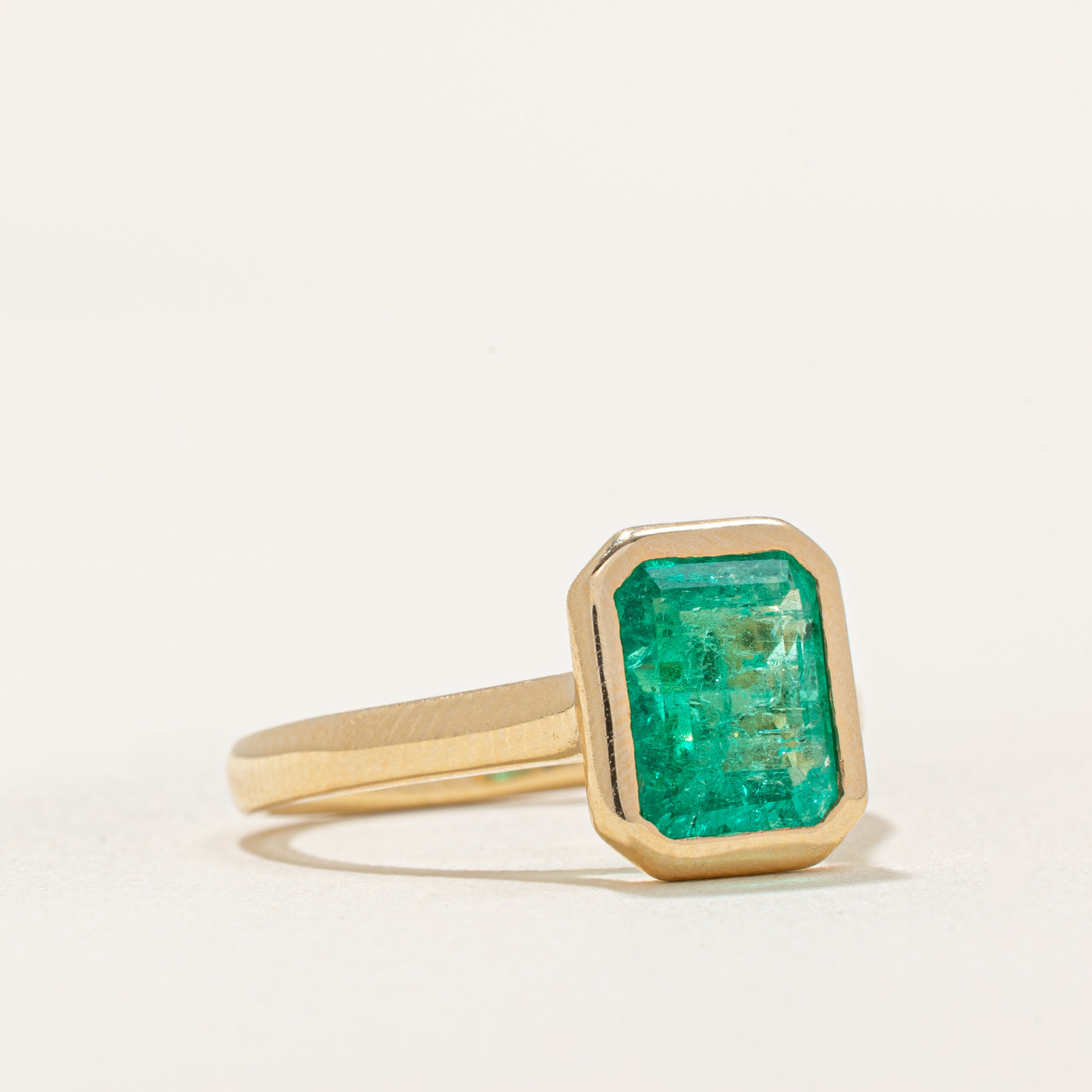 '100 Ways' Emerald Bezel Set Ring | 1.54ct | SZ 7.25 |