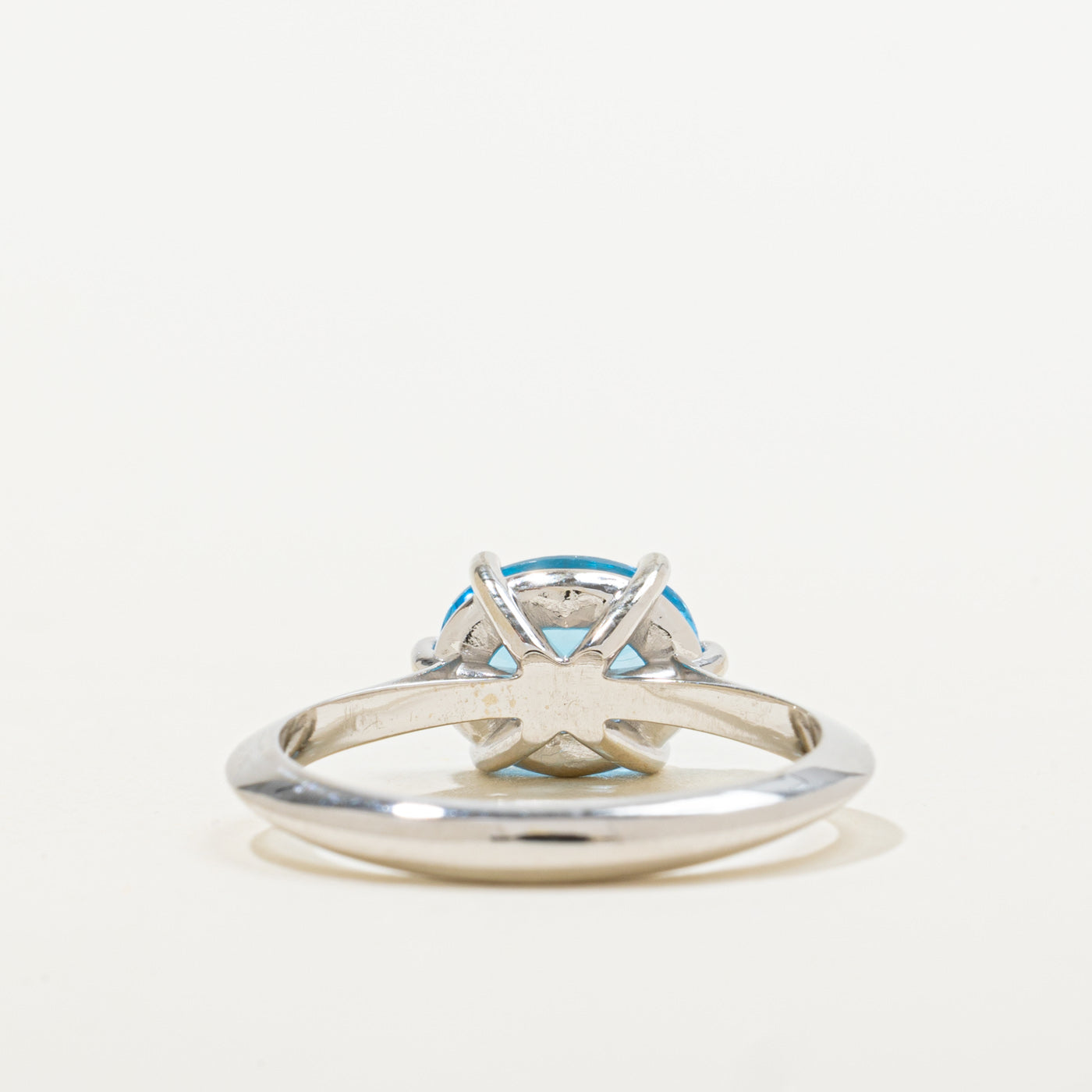 '100 Ways' 14k White Gold East West Claw Set Topaz Ring | 2.13ct | SZ 7