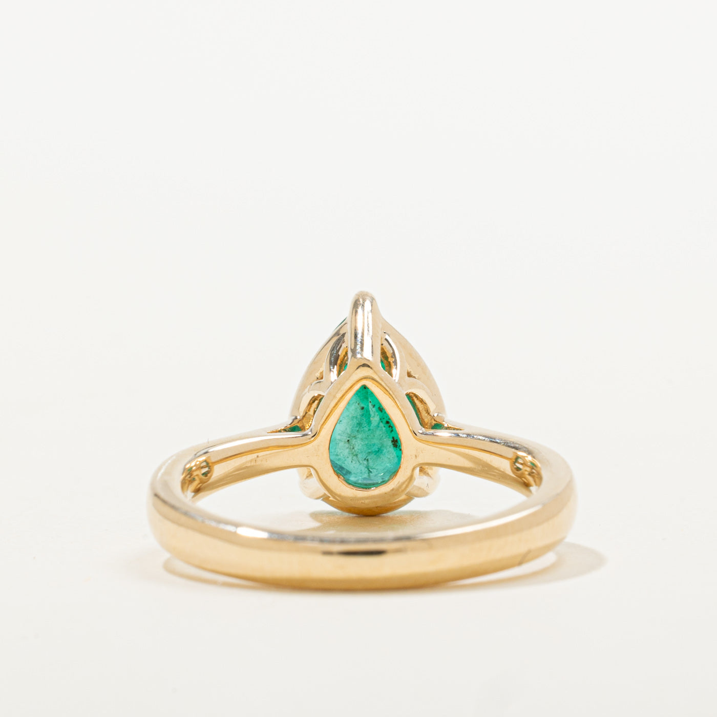 '100 Ways' 14k Yellow Gold Pear Cut Emerald Ring | 1.66ct | SZ 7