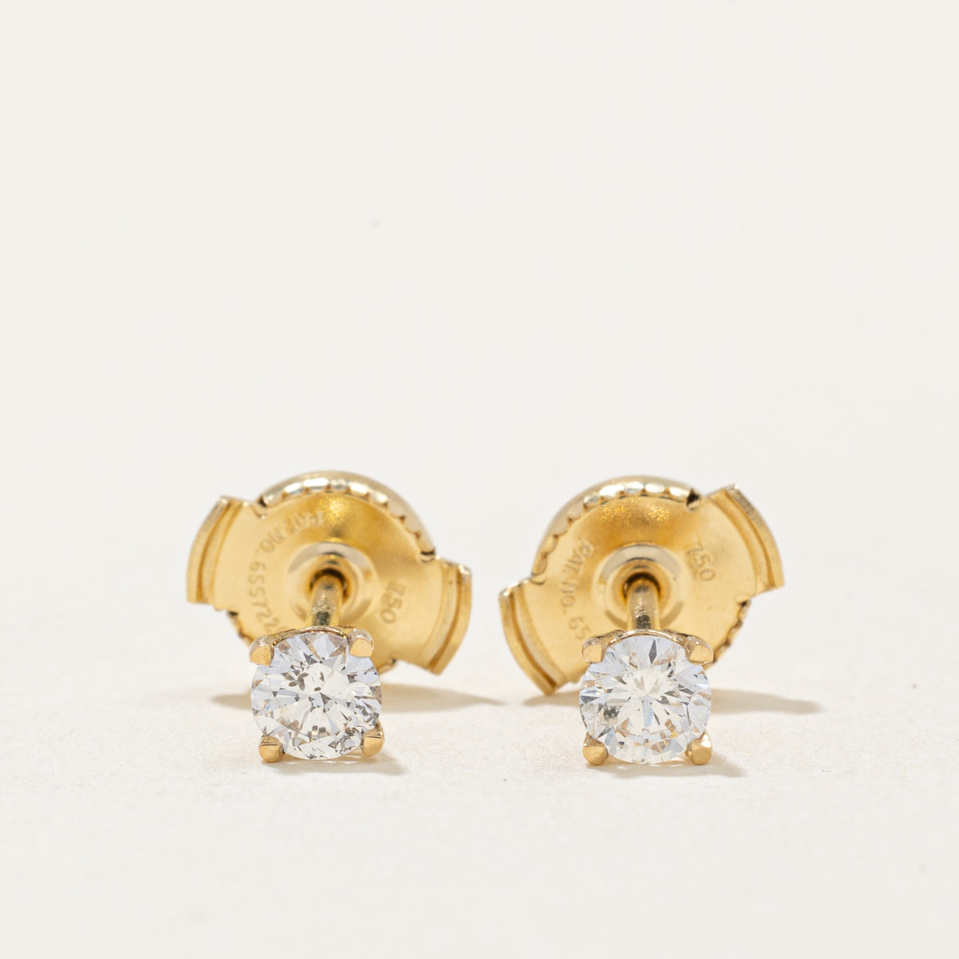 100 Ways' Diamond Stud Earrings With Eagle Claws and Guardian Backs | 0.29ctw |