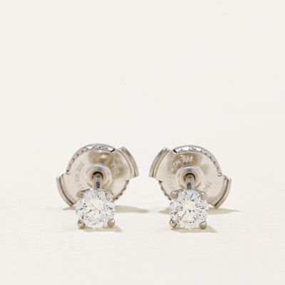 100 Ways' Diamond Stud Earrings With Eagle Claws and Guardian Backs | 0.31ctw |