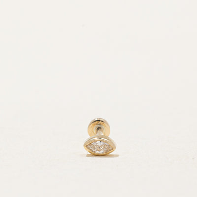 100 Ways' Marquise Cut Diamond Press Fit Earring | 0.03ct |